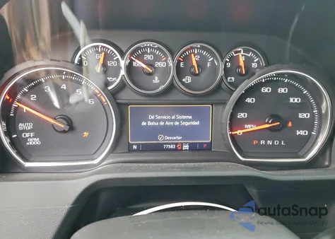 2022 Chevrolet Silverado Ltd K1500 Lt z USA, uszkodzony, nr VIN 3GCUYDED7NG144757